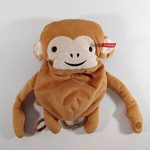 SCHWINN FRIENDS Monkey Handlebar Plush Bag Backpack Hook and Loop Kids Carry